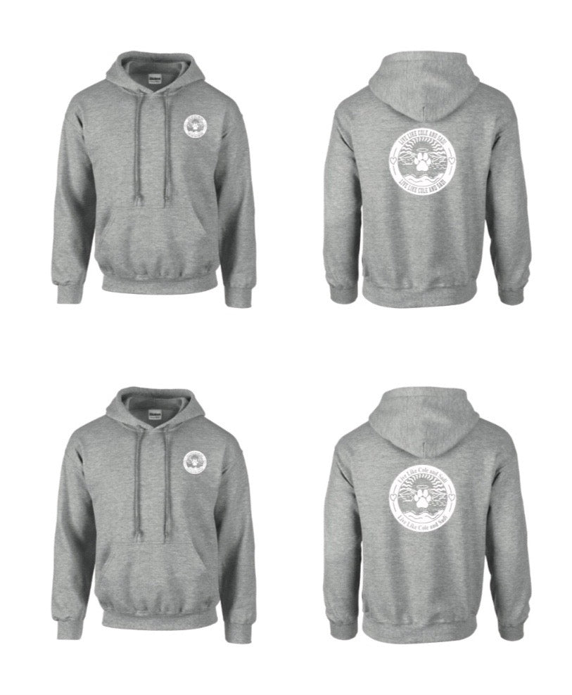 Live Like Cole & Sadi Grey Hoodie