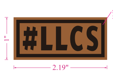 #LLCS Leather Patch - Black Winter Hat